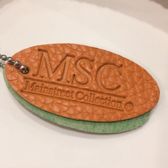 ✅ SOLD Orange Pebbled Tote/Bag/Purse/Career Briefcase - Picture 2 of 7